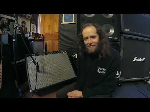 Fender "Twin Amp" 100-Watt 2x12" Guitar Combo (1990s "Evil Twin") with Flightcase image 14