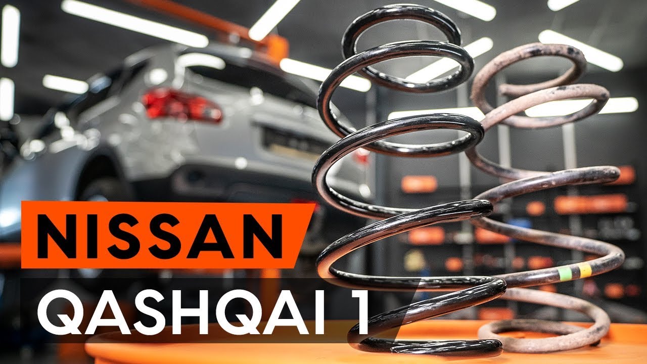Kuinka vaihtaa jousi taakse Nissan Qashqai J10-autoon – vaihto-ohje