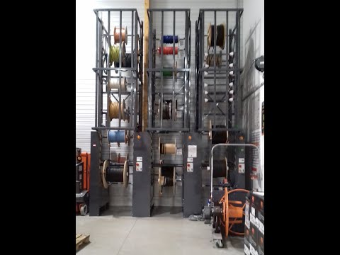 WIRE VERTICAL CAROUSEL - CABLE DRUMS VERTICAL CAROUSEL