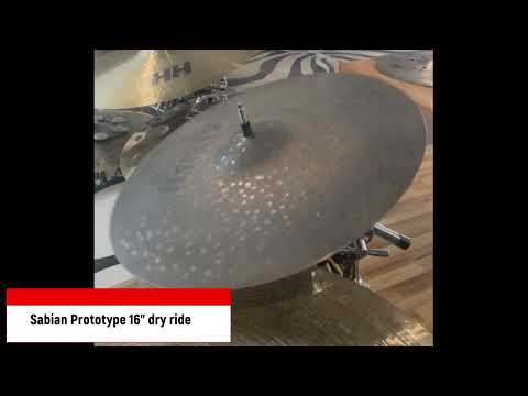 Sabian Prototype Dry Ride 16" image 4