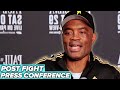 ANDERSON SILVA • FULL POST FIGHT PRESS CONFERENCE VS JAKE PAUL