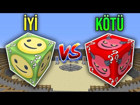 İYİ VS KÖTÜ ŞANS BLOKLARI CHALLENGE - Minecraft