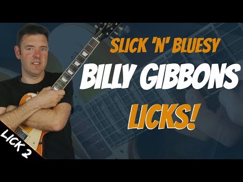 Billy Gibbons Licks - Billy Gibbons Guitar Lesson