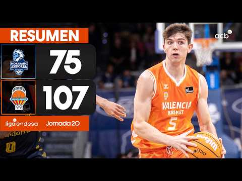 MoraBanc Andorra - Valencia Basket (75-107) RESUMEN | Liga Endesa 2025-26