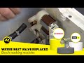 How to replace the cold water valve on a Bosch ...