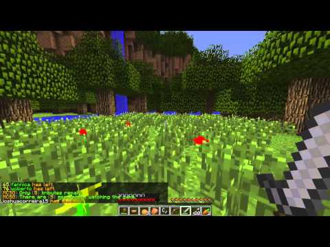 Minecraft Hunger Games #6: Team Rocket Under The Moonlight!