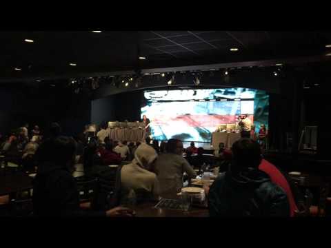 Fallout hyping the crowd at Hypefestation 4. (Vexx vs Synergy)