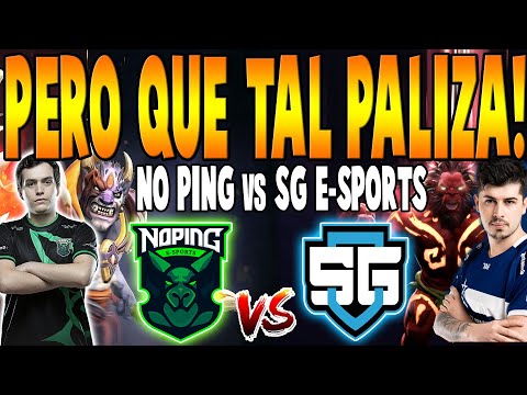 NO PING vs SG E-SPORTS [BO2] - Pero Que Tal Paliza! "Matthew vs Tavo" -  MOBIUS MAESTROS DOTA 2