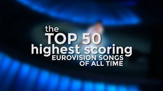 the Top 50 Highest Scoring Eurovision Songs of All Time (up to 2015)