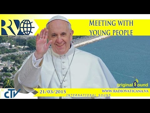 Pope Francis naples visit: meeting with the youth - 2015.03.21