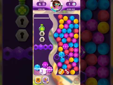 Diamond Diaries Saga Level 686 ~ HARD LEVEL ~ NO BOOSTERS