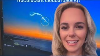 SpaceX launch causes noctilucent clouds in the sky