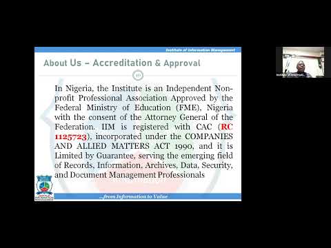 IIM Membership Orientation Training  - New  & Existing Members