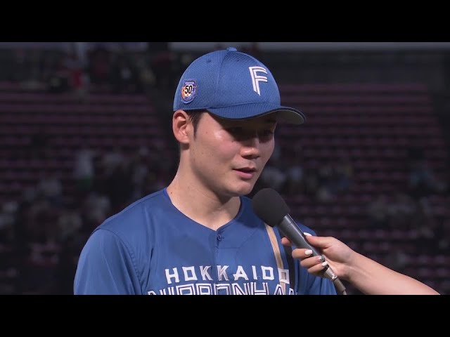 ファイターズ・清宮幸太郎選手ヒーローインタビュー 8月7日 東北楽天ゴールデンイーグルス 対 北海道日本ハムファイターズ
