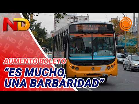 AUMENTÓ el BOLETO urbano en Córdoba: QUÉ OPINAN los USUARIOS sobre la suba a $2.150
