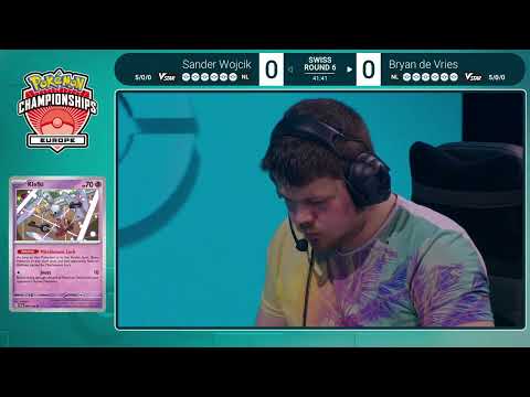 TCG Sander Wojcik Vs Bryan De Vries | 2023 Pokémon Europe International Championships Swiss R6