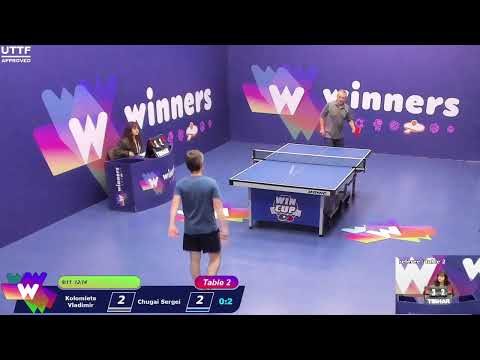 WINners CUP table 2  08.12  Kolomiets Vladimir - Chugai Sergei  21:00