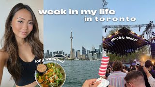 week in my life vlog | spring days in toronto, try on haul, coffee shops & electric island