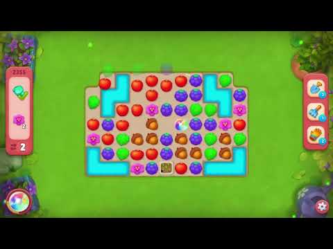 Gardenscapes hard level 2355 12 moves no boosters