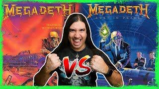 Which is The BEST Megadeth Album? Peace Sells vs Rust in Peace - Track by Track Battle!
