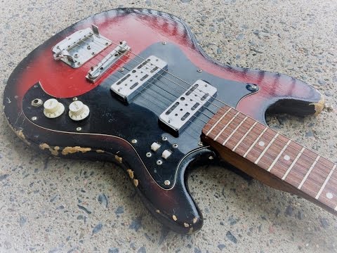 VISION Electric guitar made in Japan in the late 60's early 70's.