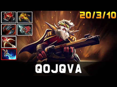 Qojqva Sniper MID | Dota 2 Pro MMR Gameplay | Update Patch 7.30e