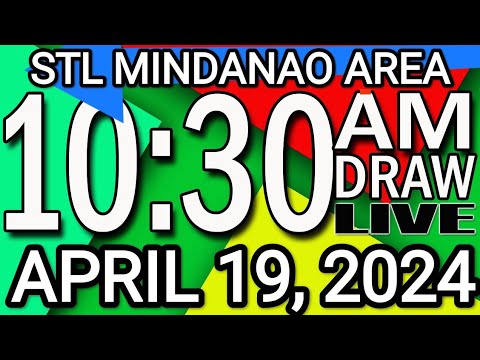 LIVE 10:30AM STL MINDANAO RESULT APRIL 19, 2024 #bukidnonswer3 #bukidnonswer4 #gensanswer3 #gensan