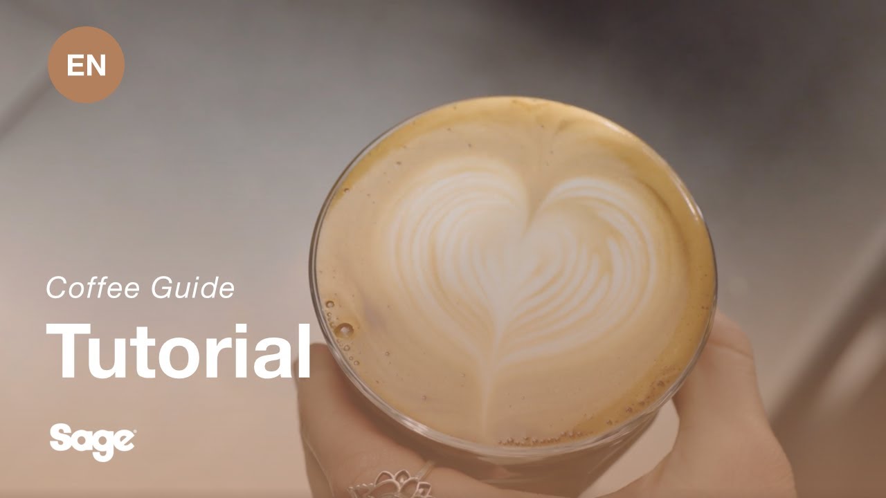 How to create latte art: the heart