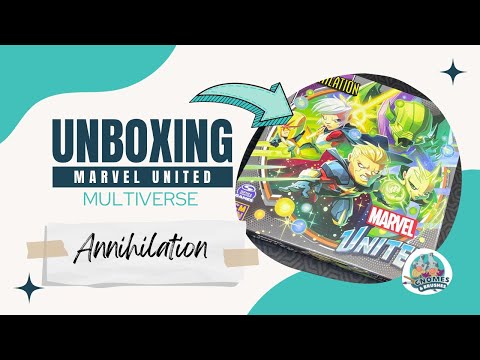 Unboxing Annihilation Kickstarter Expansion - Marvel United Multiverse