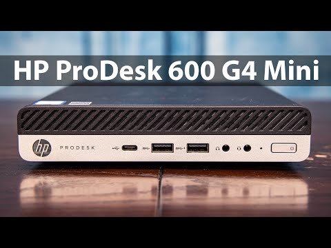 HP ProDesk 600 G4 Mini Desktop PC, Intel 6-Core i5-8500T, 16GB DDR4 RAM, 512GB PCIe SSD, WiFi, Bluetooth, Dual DisplayPort, VGA, USB-C, Windows 11 Pro - Business Office Mini Computer video review thumbnail