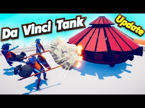 TABS UPDATE DA VINCI TANK vs All Unit! - Totally Accurate Battle Simulator