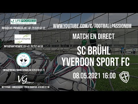 MATCH EN DIRECT - SC Brühl - Yverdon Sport FC  08.05.2021 16:00