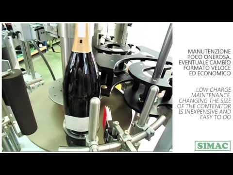 Piccola e Versatile Etichettatrice Rotativa  fino a 3 teste