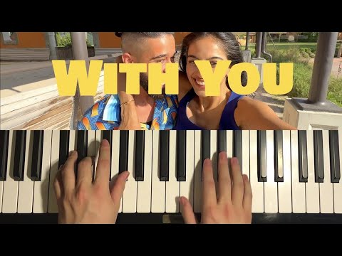 How To Play - With You - AP Dhillon (Piano Tutorial Lesson)