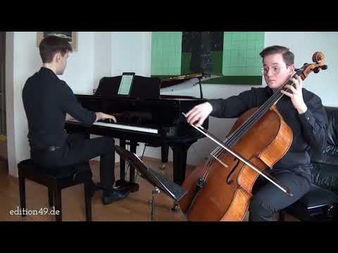Artur Lemba Etüde Scherzo Labajalg Hans Schröck Cello Bernard Bagger Piano Klavier