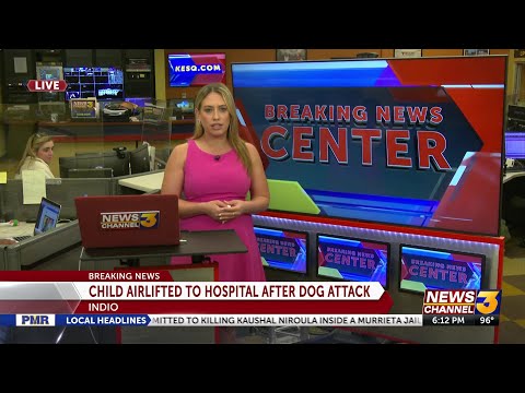 Child airlifted after dog attack in Indio 09202022