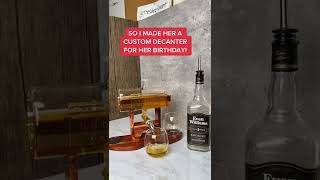 What do you think? #whiskeydecanter #winedecanter #custommade #wineglasses #wines #decanters