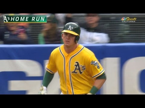 4/6/17: Healy's two-run homer lifts A's over Angels