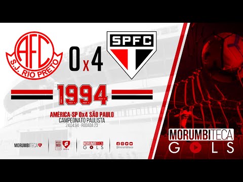 América-SP 0x4 São Paulo - Paulista 1994 - rodada 23 - 24/04/1994