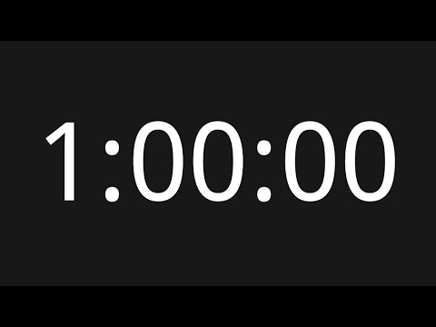 1 Hour Count Up Timer