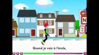 Quand je vais à l école   French song to learn the places in town   YouTube