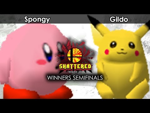 Smash 64: Spongy (Kirby) V Gildo (Pikachu) - Shattered 86 Tournament SSB64