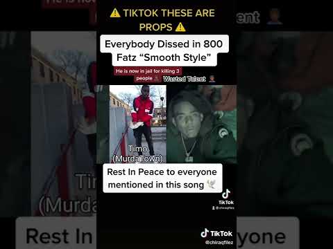 Everybody Dissed In 800 Fatz “ Smooth Style “