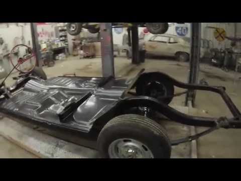 1957 chevy Belair one piece floor pan install