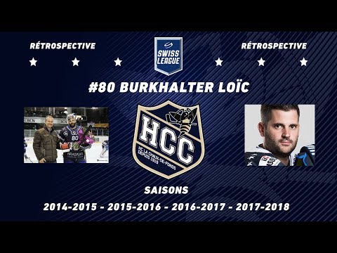 #80 Burkhalter Loïc Attaquant HC La Chaux-de-Fonds