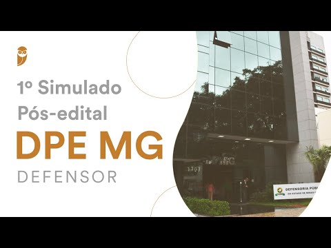 1º Simulado Pós-edital - DPE MG (Defensor) - Correção