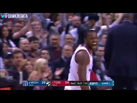 Delon Wright Full Highlights ECR1 Game 1 Toronto Raptors vs Wizards 18 4 3! | FreeDawkins