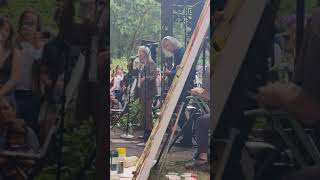 Patti Smith &amp; Lenny Kaye "Grateful" at Elizabeth Street Garden, NYC 9/25/2021