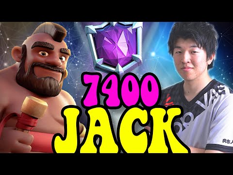 🔥 JACK  2.6 Hog Cycle 🏆7400 gameplays - CLASH ROYALE