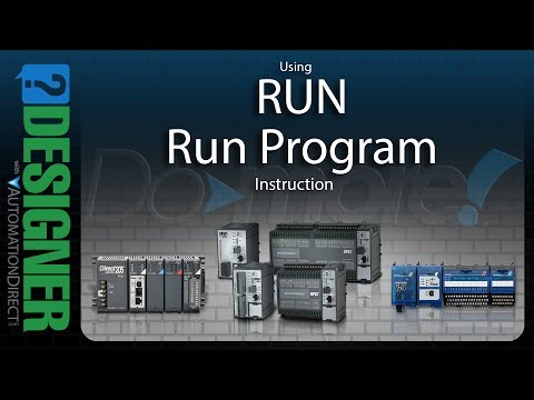 BRX Do-more Designer Using the RUN Instruction from AutomationDirect
